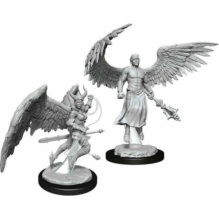 D&D Nolzur's Marvelous Unpainted Miniatures: Wave 13: Deva & Erinyes New - TISTA MINIS