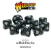 Bolt Action Black D10 Dice WG-D10-34 New - Tistaminis