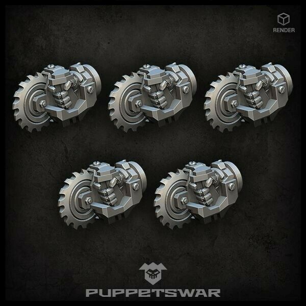 Puppets War Hand Buzzsaws (right) New - Tistaminis