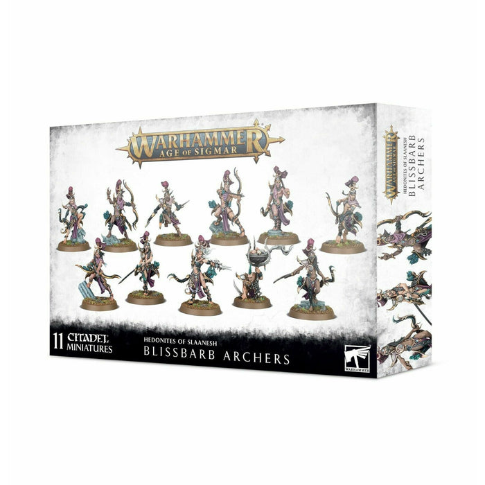 HEDONITES OF SLAANESH: BLISSBARB ARCHERS New - TISTA MINIS