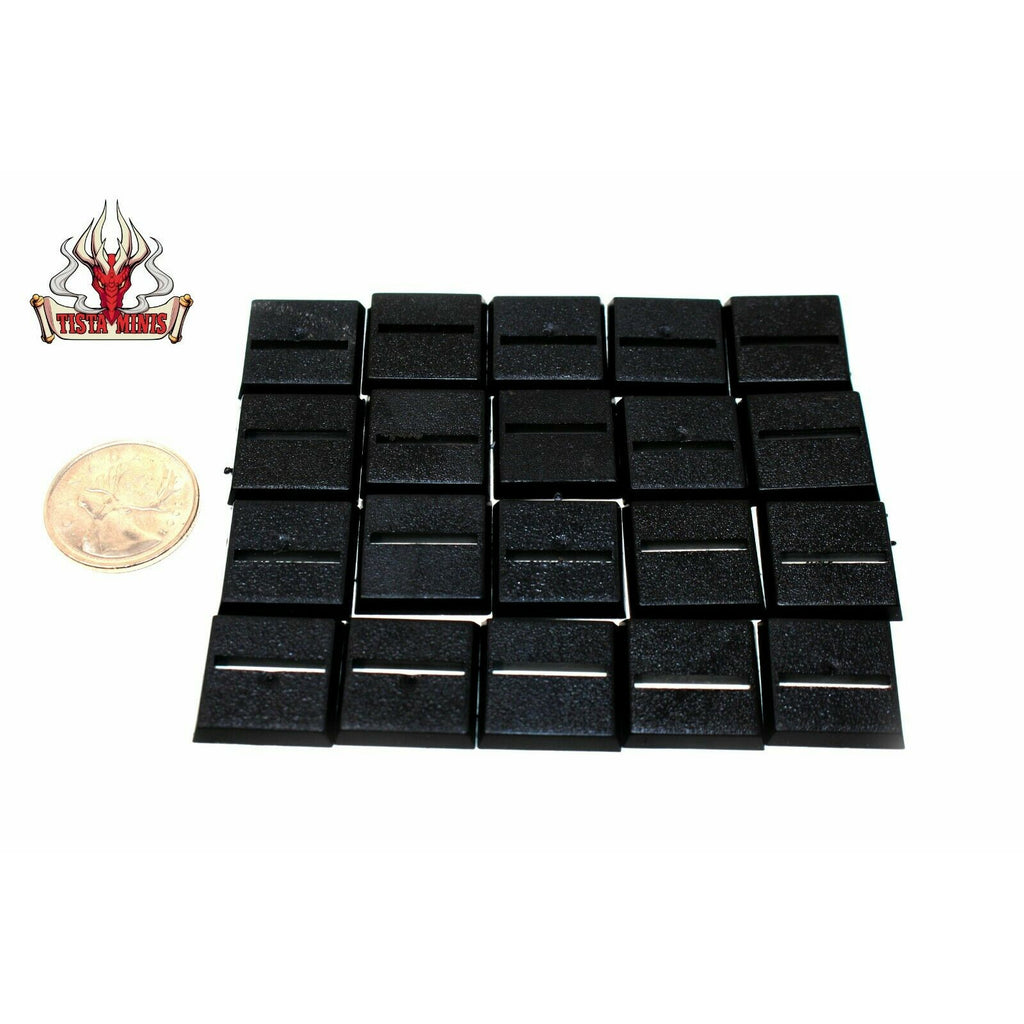 Warhammer 20mm Square Bases Slotted x20 - TISTA MINIS