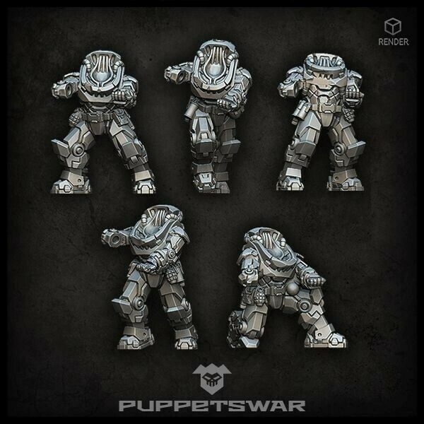 Puppets War Recon Prime Gunners Bodies [with arms] New - Tistaminis