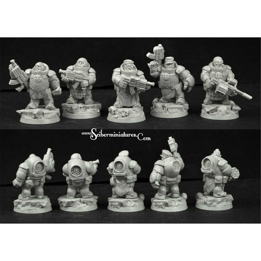 Scibor Miniatures 28mm/30mm Dwarves Marines set1 (5) New - TISTA MINIS