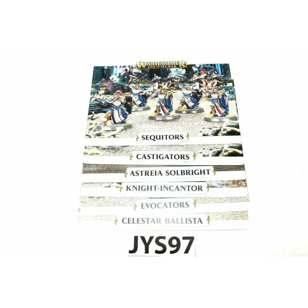 Warhammer Stormcast Eternals Warscroll Cards - JYS97 - TISTA MINIS