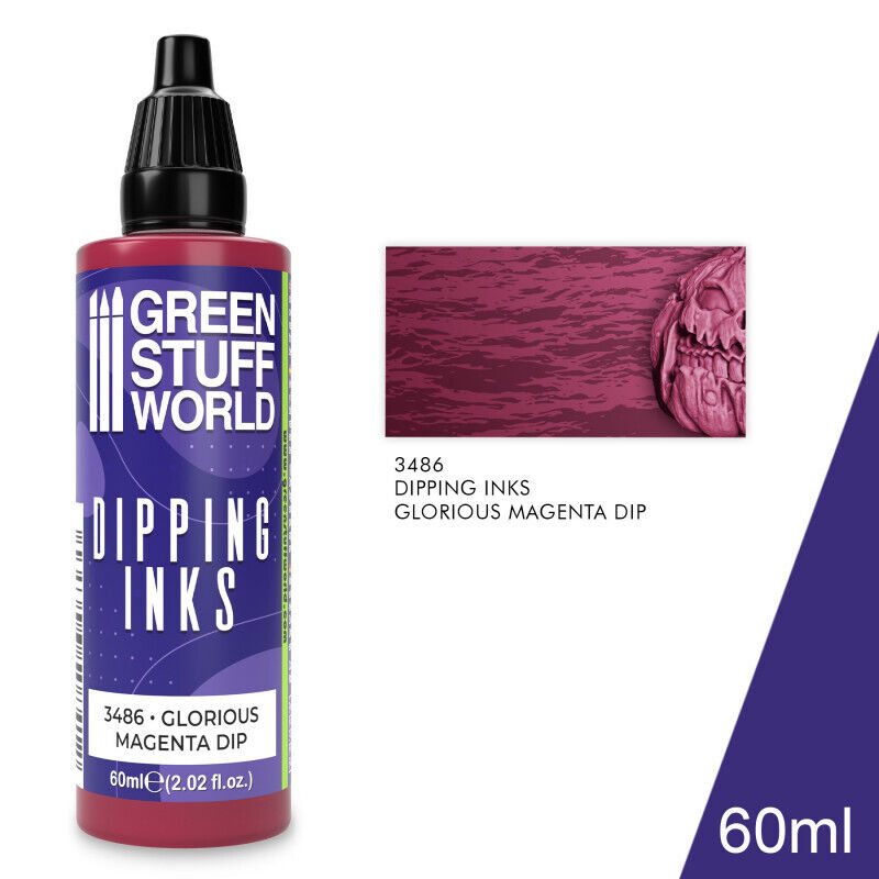 Green Stuff World	Dipping ink 60 ml - GLORIOUS MAGENTA DIP New - Tistaminis
