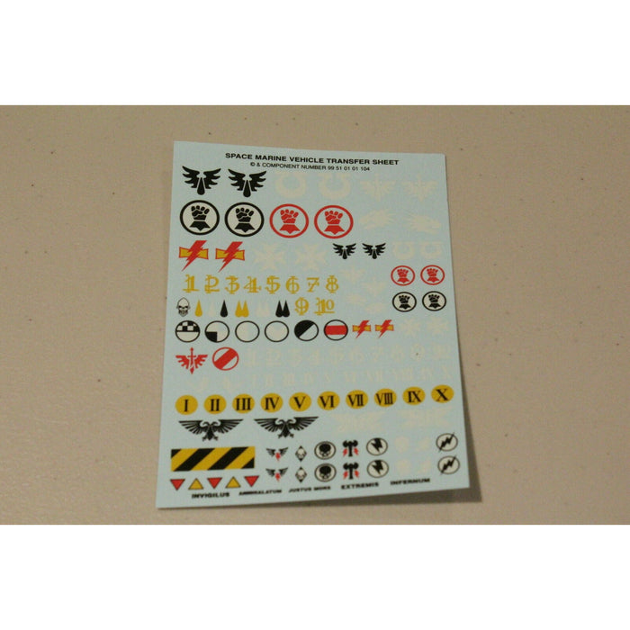 Warhammer and Warhammer 40k Decal Sheets - Multiple Factions / Armies | TISTAMINIS