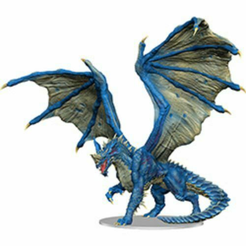 Dungeons and Dragons ICONS ADULT BLUE DRAGON PREMIUM FIG New - Tistaminis