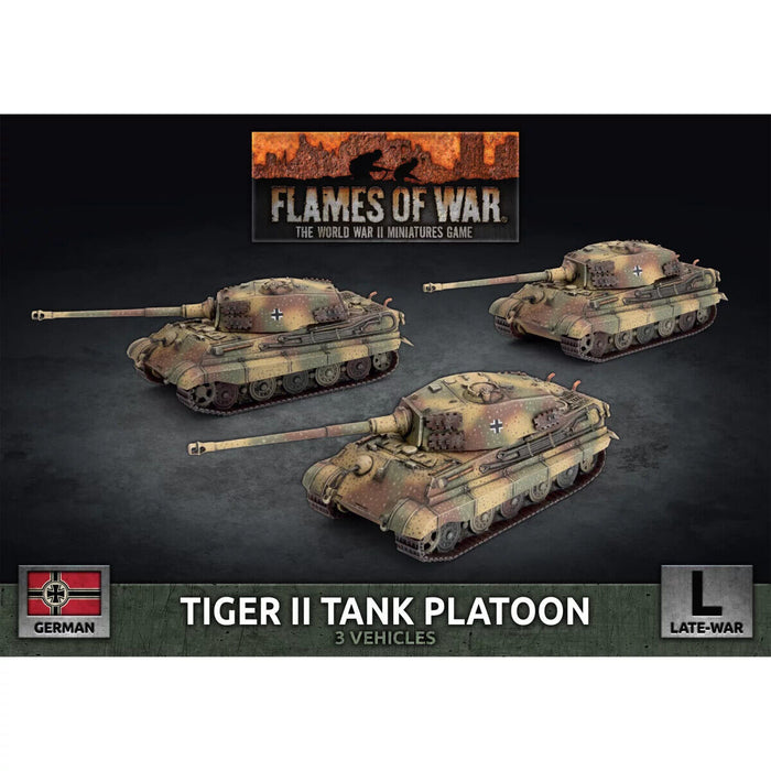 Flames of War	King Tiger Platoon (3x Plastic) July 9th Pre-Order - Tistaminis