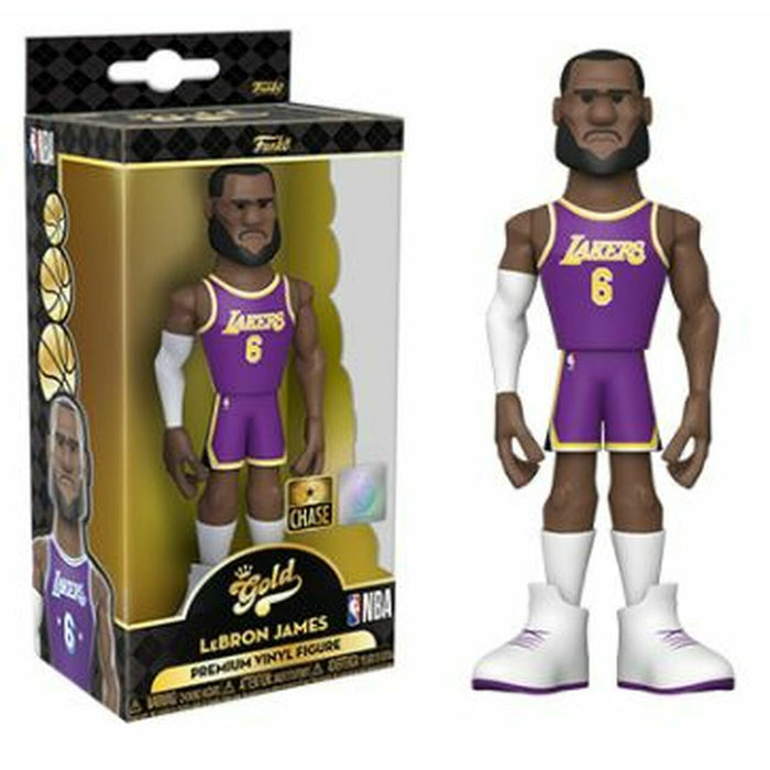 Funko Pop! GOLD 5" NBA LEBRON JAMES LAKERS (CITY UNIFORM) CHASE New - Tistaminis