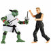 TMNT Ninja Turtles Cobra Kai Raphael Vs John Kreese 2 Pack Action Figures - Tistaminis