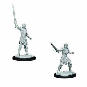 Critical Role Unpainted Miniatures Wave 1:Human Dwendalian Empire Fighter Female - Tistaminis