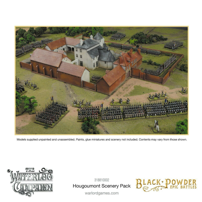 Black Powder Epic Battles: Waterloo - Hougoumont Scenery Pack New - Tistaminis