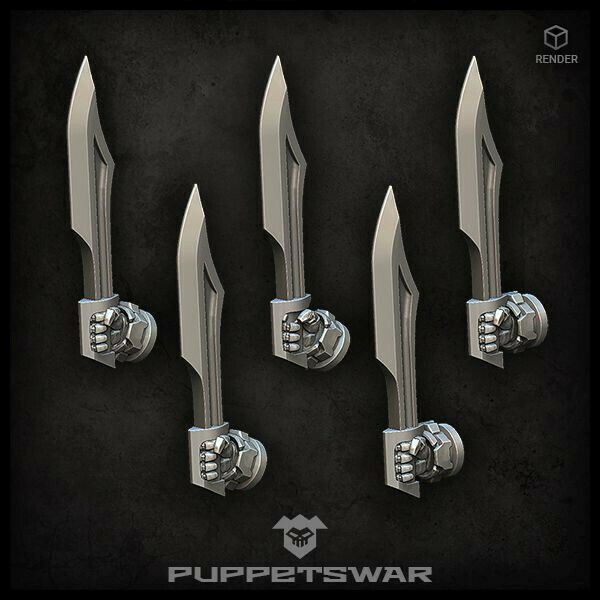 Puppets War Spartan Swords (right) New - Tistaminis