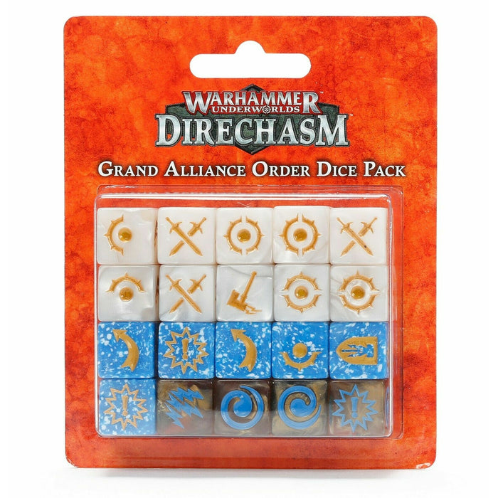 Warhammer WHU: GRAND ALLIANCE ORDER DICE PACK New - TISTA MINIS