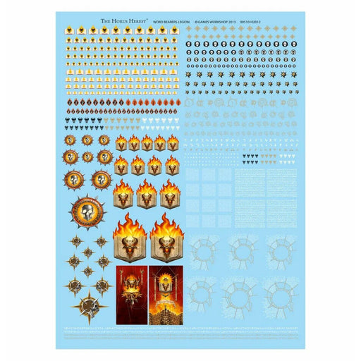 WORD BEARERS LEGION TRANSFER SHEET New - Tistaminis