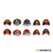 Kromlech	Imperial Crusaders Shoulder Pads (10) New - Tistaminis