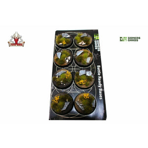 Gamers Grass Highland Bases Round 32mm (x8) - TISTA MINIS