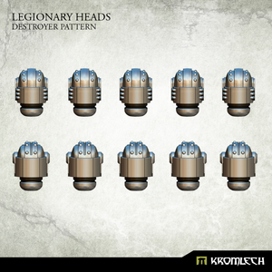 Kromlech Legionary Heads: Destroyer Pattern (10) New - TISTA MINIS