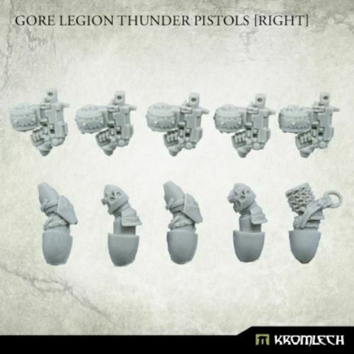 Kromlech Gore Legion Thunder Pistols Set1 [right] (5) New - TISTA MINIS