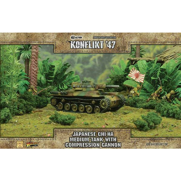 Bolt Action: Konflikt '47 - Chi-Ha Medium Tank with Compression Turret New - TISTA MINIS