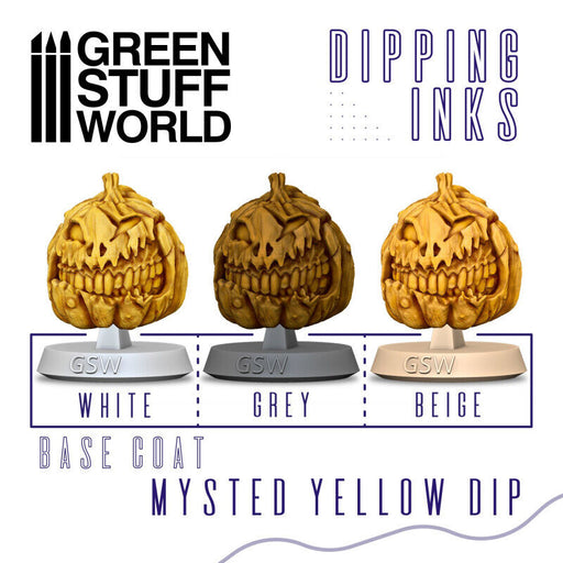 Green Stuff World Dipping ink 60 ml - MISTED YELLOW DIP New - Tistaminis