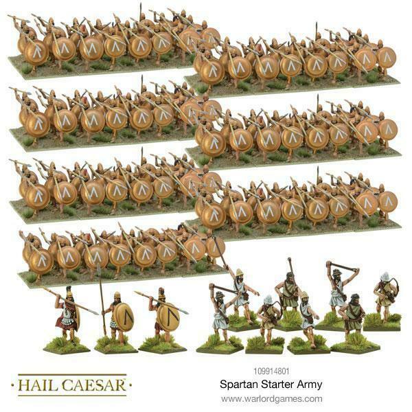 Hail Caesar Spartans Starter Army New - TISTA MINIS