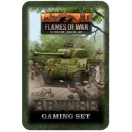 Flames of War British Gaming Set (x20 Tokens, x2 Objectives, x16 Dice) New - TISTA MINIS