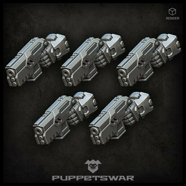 Puppets War Heavy Assault Pistols (left) New - Tistaminis