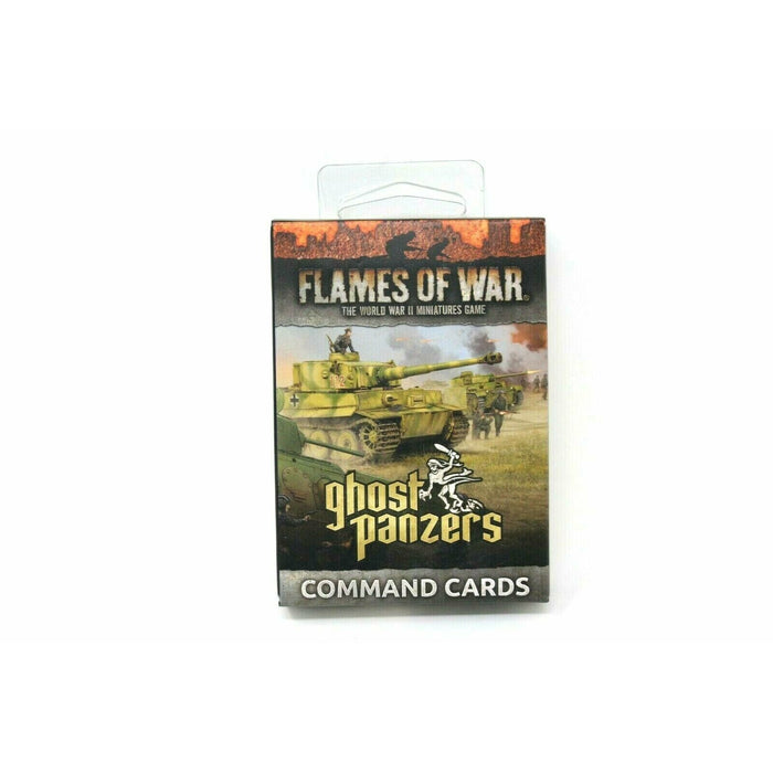 Flames Of War German Ghost Panzers Command Cards New - TISTA MINIS