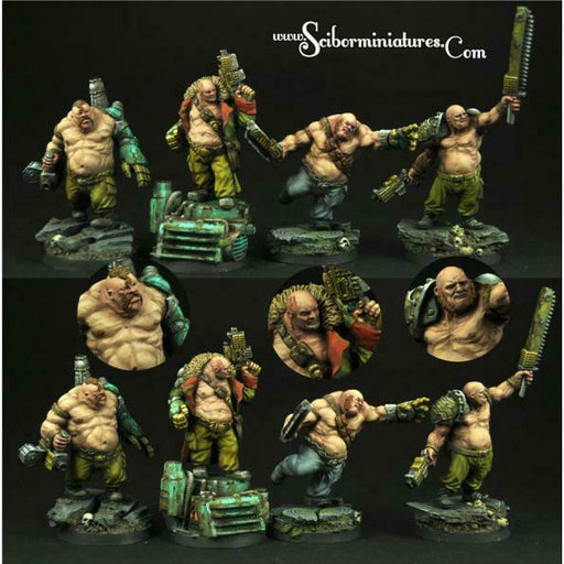 Scibor Miniatures 28mm SF Ogres Set #2 (4) New - Tistaminis