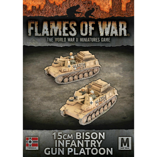 Flames of War German Bison (15cm) Self-propelled Guns (x2) New - Tistaminis