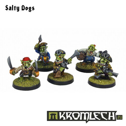 Kromlech Goblin Pirates Salty Dogs New - TISTA MINIS