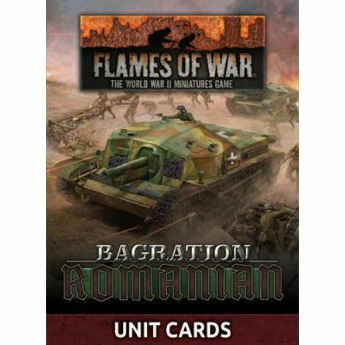 Flames of War Romanian Romanian Unit Card Pack (30x Cards)	July 10th Pre-Order - Tistaminis