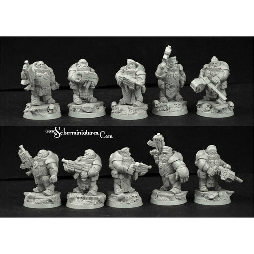 Scibor Miniatures 28mm/30mm Dwarves Marines set1 (5) New - TISTA MINIS