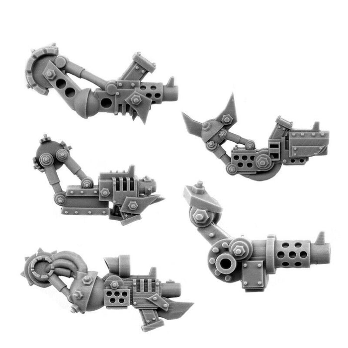 Wargames Exclusive ORK CYBORG CONVERSION BITS BIONIC SLUGGA K/402 RIGHT (5U) New - TISTA MINIS