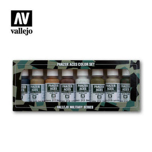 Vallejo VAL70123 PANZER ACES NO.2 (1 EA. PA309-316) New - TISTA MINIS