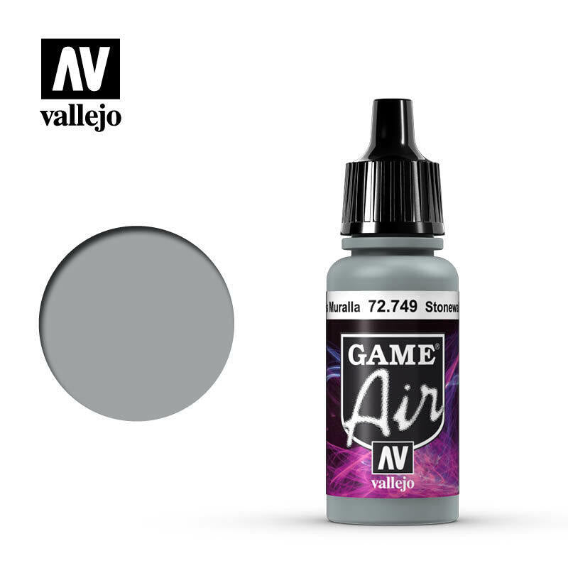 Vallejo Game Colour Paint Game Air Stone Wall Grey (72.749) - Tistaminis