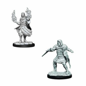 Critical Role Unpainted Miniatures Wave 1:Hollow One Rogue and Sorceror Male New - Tistaminis