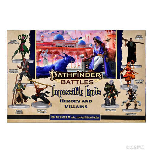 Pathfinder Battles: Impossible Lands: Heroes and Villains Boxed Set New - Tistaminis