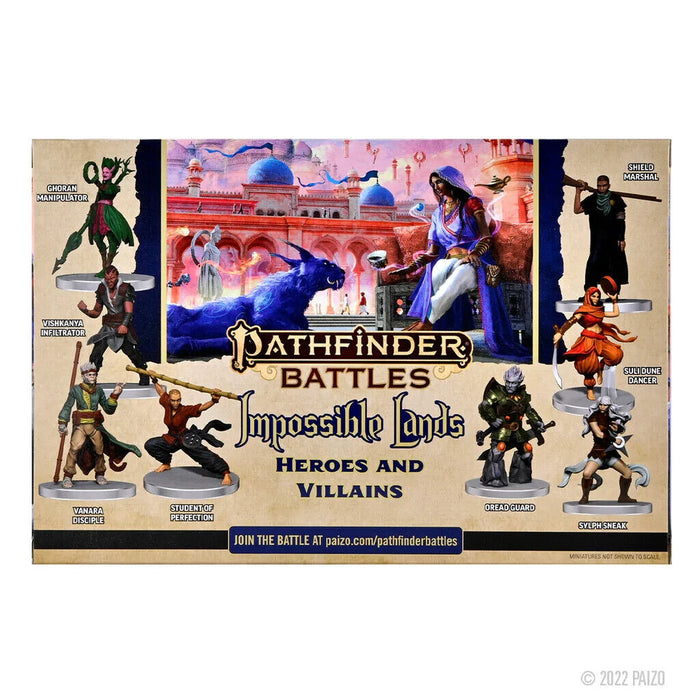 Pathfinder Battles: Impossible Lands: Heroes and Villains Boxed Set New - Tistaminis