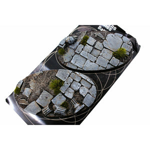 Gamers Grass Temple Bases Oval 90mm (x2) - TISTA MINIS