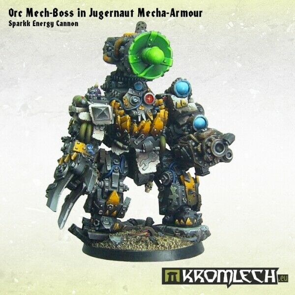 Kromlech Orc Mech-Boss in Kustom Mecha-Armour New - TISTA MINIS