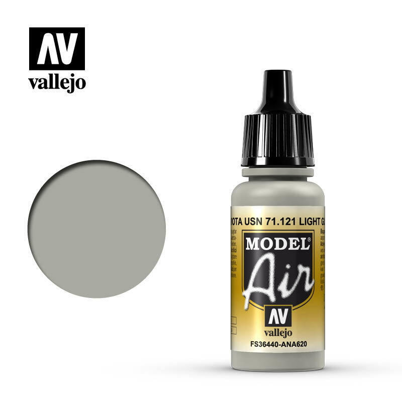 Vallejo Model Air Paint Light Gull Gray (71.121) - Tistaminis