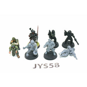 Warhammer Imperial Guard Cadian Command Squad Incomplete - JYS58 - TISTA MINIS