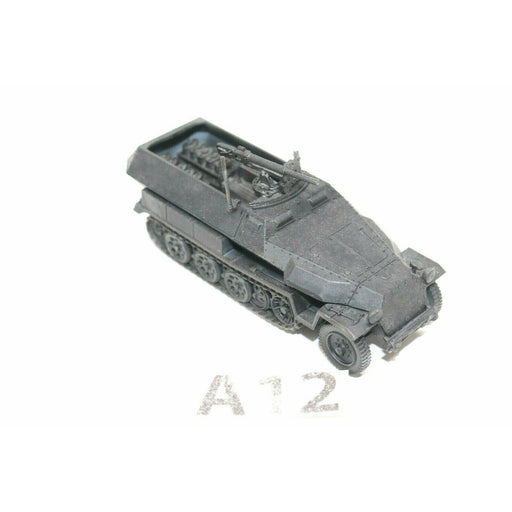 Bolt Action German Half Tracks With Light AT Gun - A12 - TISTA MINIS