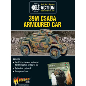 Bolt Action 39M Csaba Armoured Car New - TISTA MINIS