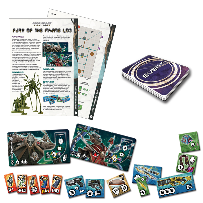 Battle Systems: Core Space Fury of the Insane God Expansion New - Tistaminis