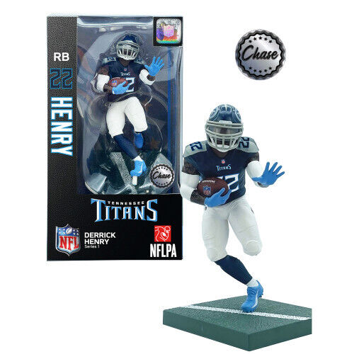 NFL DERRICK HENRY TENNESSEE TITANS 6" FIGURE SERIES 1 [CHASE] New - Tistaminis