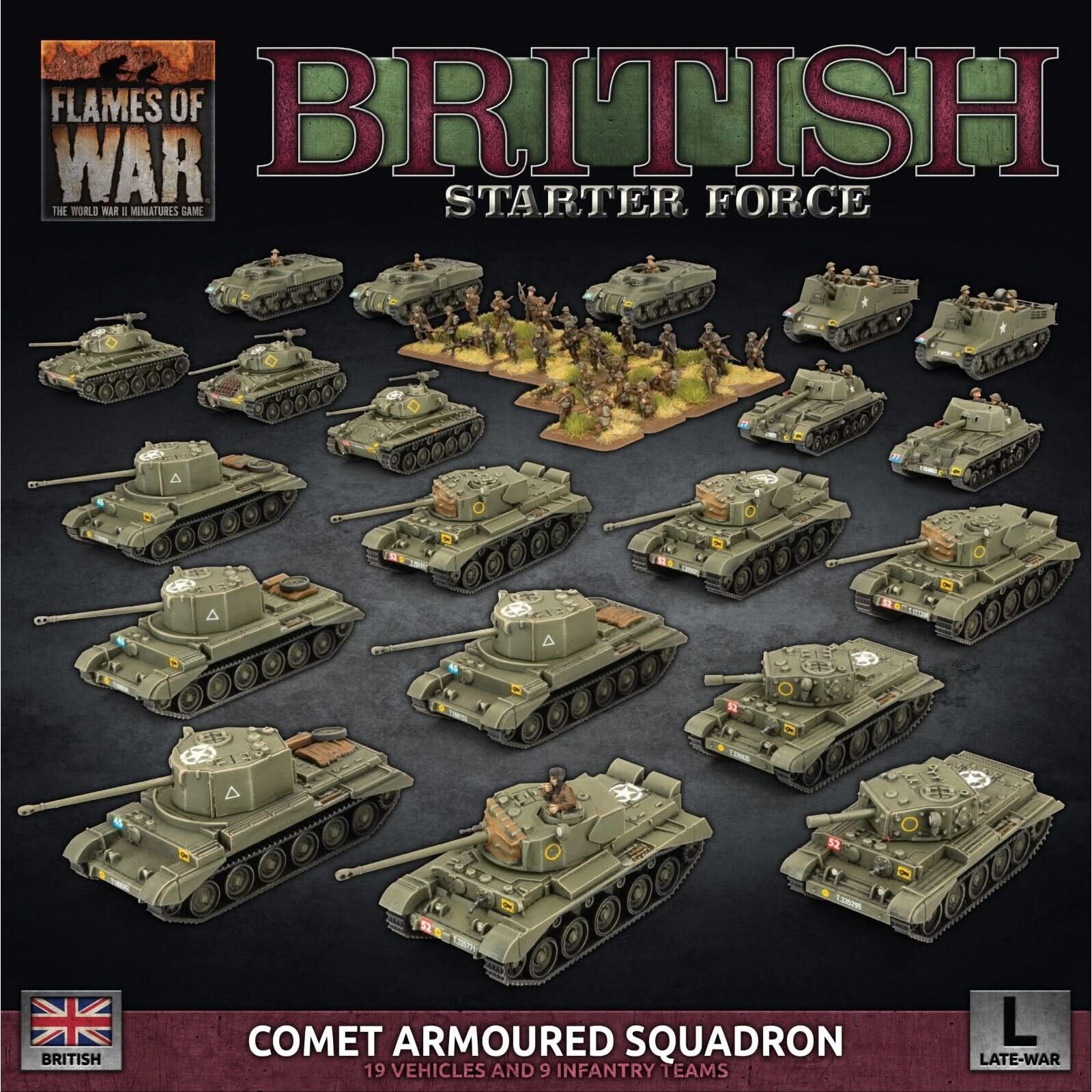 Flames Of War British Comet Armoured Squadron Plastic New flames-of-war-british-comet-armoured-squadron-plastic-new