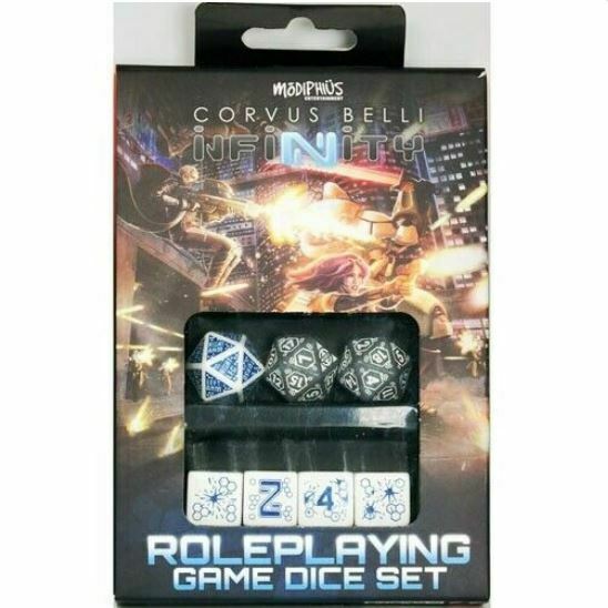 Corvus Belli Infinity RPG Dice Set - Mercenary New - TISTA MINIS